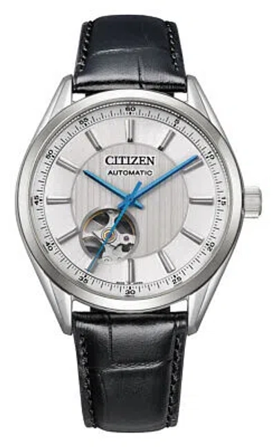 Pre-owned Citizen Collection Nh9111-11b White Mechnical Automatic Men's Watch In Box