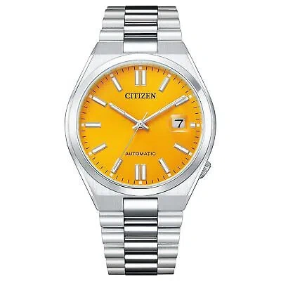 Pre-owned Citizen Collection Nj0150-81z Tsuyosa Mechanical Automatic Men Watch Silver