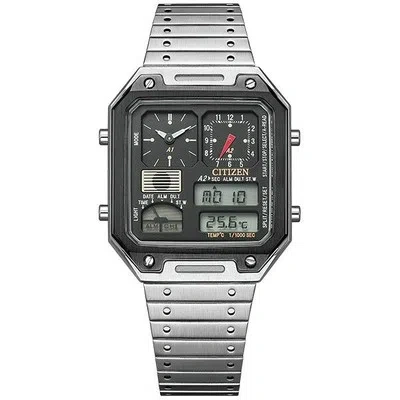 Pre-owned Citizen Collection Record Label Thermo Sensor Jg2126-69e Unisex Watch In Box