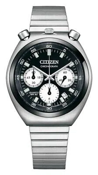 Pre-owned Citizen Collection Record Label Tsuno Chrono An3660-81e Chronograph Watch Black