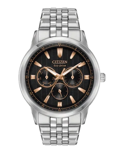 Pre-owned Citizen Corso Eco-drive Chronograph Men's Watch Bu2070-55e