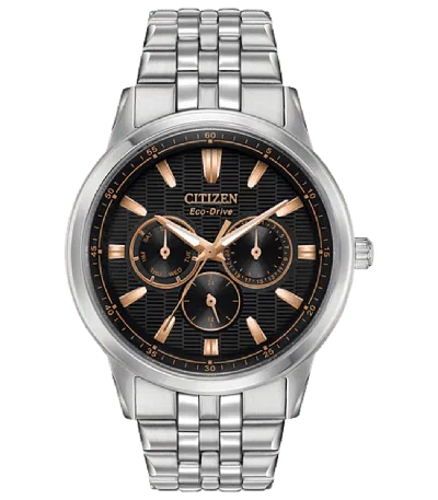 Citizen Corso Eco-drive Chronograph Men's Watch Bu2070-55e In Black