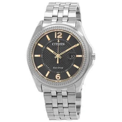 Pre-owned Citizen Corso Eco-drive Grey Dial Men's Watch Aw1740-54h