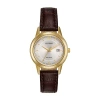 Citizen Corso Womens Brown Leather Strap Watch Fe1082-05a In Transparent