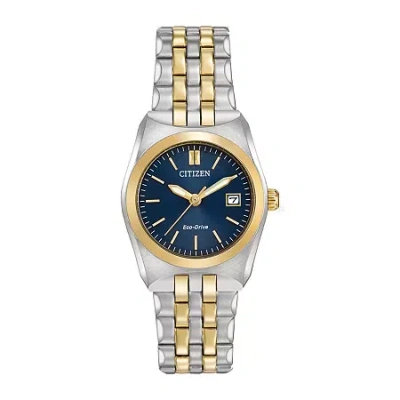 Citizen Corso Womens Two Tone Stainless Steel Bracelet Watch Ew2294-53l In Multi
