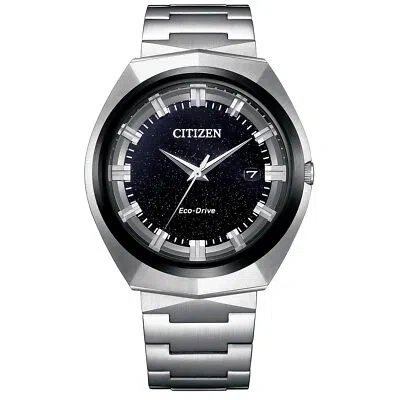 Pre-owned Citizen Creative Lab Bn1014-55e Eco-drive Solar Men Wristwatch Stainless Steel