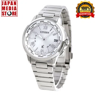Pre-owned Citizen Cross Sea Xc Cb1020-54a Eco-drive Solar Radio Analog Women Watch Japan