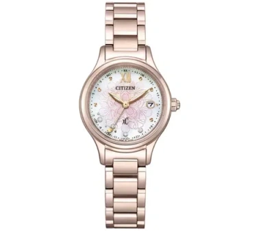 Pre-owned Citizen Cross Sea Xc Es9497-88x Hikari Collection Sakura Limited Model