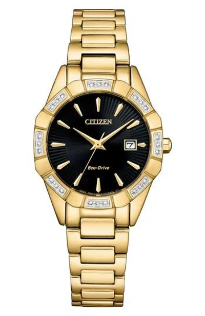 Citizen Diamond Bracelet Watch, 28mm In Gold