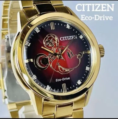 Pre-owned Citizen [disney]  Limited Mickey Mouse/ Men's Watch Exhibit Rare