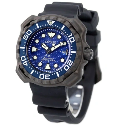 Pre-owned Citizen Diver Watch Whale Shark Limited Edition Super Titanium Bn0225-04l