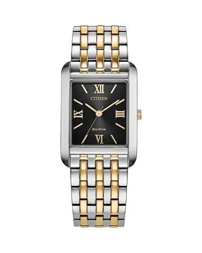 Citizen Dress Classic Two Tone Bracelet Watch, 26.5mm X 26.5mm In Multi