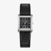 Citizen Dress/classic Womens Black Leather Strap Watch Ew5600-01e In Transparent