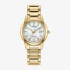 Citizen Dress/classic Womens Gold Tone Stainless Steel Bracelet Watch Fe1242-78d In Gold