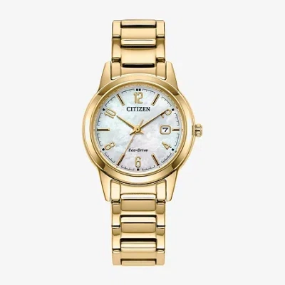 Citizen Dress/classic Womens Gold Tone Stainless Steel Bracelet Watch Fe1242-78d