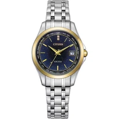 Pre-owned Citizen Ec1127-68l [exceed Photovoltaic Eco-drive Radio-controlled Direct Flight