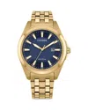 Citizen Eco-drive Men's Peyten Gold-tone Stainless Steel Bracelet Watch 41mm