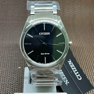 Pre-owned Citizen Eco-drive Ar3071-87e Standard Analog Stainless Steel Men's Watch