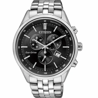 Pre-owned Citizen Eco-drive At2140-55e Made In Japan Mens Stainless Steel Watch Us4