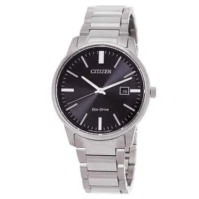 Pre-owned Citizen Eco-drive Black Dial Men's Watch Bm7521-85e