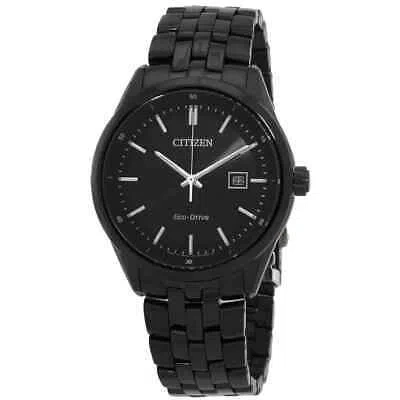 Pre-owned Citizen Eco-drive Black Dial Men's Watch Bm7565-80e