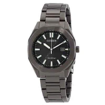 Pre-owned Citizen Eco-drive Black Dial Men's Watch Bm7637-81h