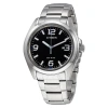CITIZEN CITIZEN ECO-DRIVE BLACK DIAL STAINLESS STEEL MEN'S WATCH AW1430-86E
