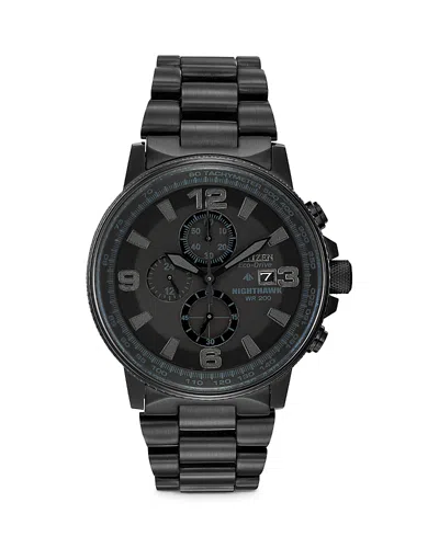 Citizen Eco-drive Blackout Nighthawk Chronograph, 42mm