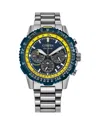 Citizen Eco-drive Blue Angels Promaster Air Navihawk Chronograph, 40mm In Metallic