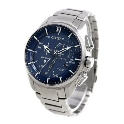 Pre-owned Citizen Eco-drive Bluetooth Bz1040-50l Super Titanium Model Men Watch