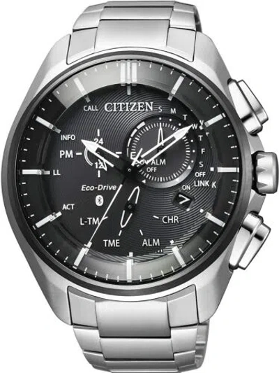 Pre-owned Citizen Eco-drive Bluetooth Bz1041-57e Super Titanium Model Men's Watch