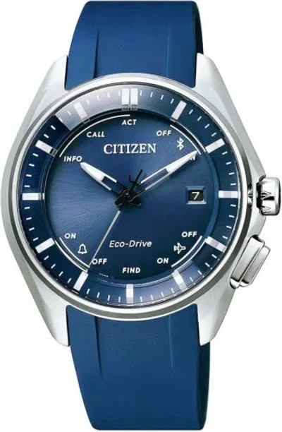 Pre-owned Citizen Eco-drive Bluetooth Bz4000-07l Super Titanium Unisex Watch 2019