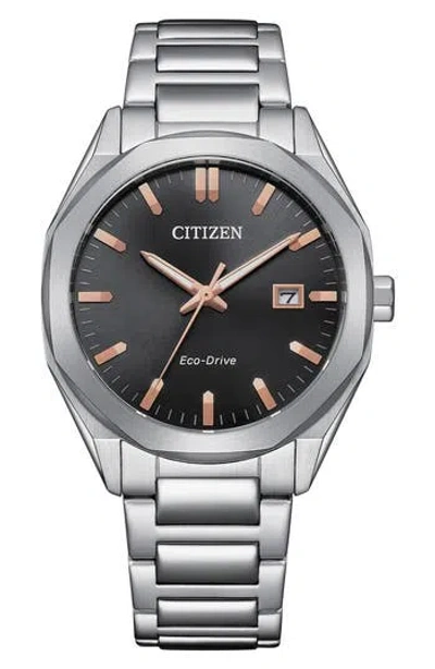 Citizen Eco-drive Bracelet Watch, 41.5mm In Brown