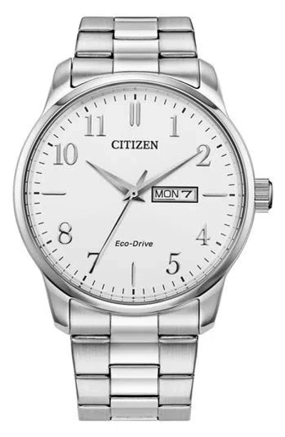 Citizen Eco-drive Bracelet Watch, 42mm In Silver