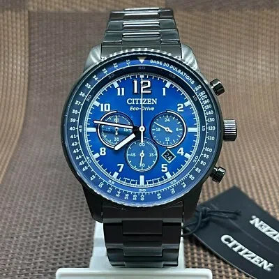 Pre-owned Citizen Eco-drive Ca4505-80l Standard Analog Stainless Steel Men's Watch