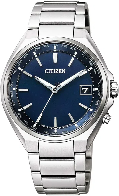 Pre-owned Citizen Eco-drive Cb1120-50l Direct Flight Atomic Radio Solar Watch Titanium