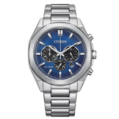 Citizen Eco-drive Chronograph Blue Dial Men's Watch Ca4590-81l