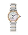 Citizen Eco Drive Classic Mae Watch, 26mm In White/two Tone