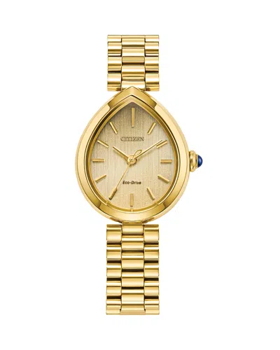 Citizen Eco-drive Classic Rainell Watch, 26mm X 31mm In Gold
