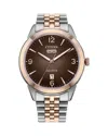 Citizen Eco Drive Classic Rolan Watch, 41mm In Brown/two Tone