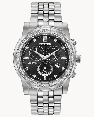 Pre-owned Citizen Eco-drive Crystal Men's Watch At2450-58e