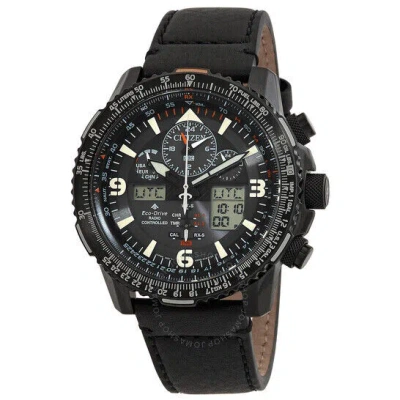 Pre-owned Citizen Eco Drive Man's Promaster Radio Controlled A-t Watch Jy8085-14h