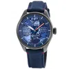 Citizen Eco-drive Marvel Heroes Blue Dial Fabric Strap Men's Watch Aw2037-04w In Blue
