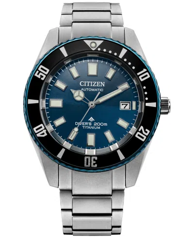 Citizen Eco-drive Men's Automatic Promaster Dive Limited Edition Fujitsubo Super Titanium Bracelet Watch 41m In No Color