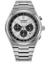 Citizen Eco-drive Men's Chronograph Zenshin Super Titanium Bracelet Watch 43mm In No Color