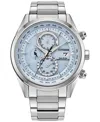 Citizen Mens Silver Tone Stainless Steel Bracelet Watch At8260-51m In Silver-tone