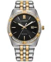 Citizen Eco-drive Men's Corso Diamond (1/10 Ct. T.w.) Two-tone Stainless Steel Bracelet Watch 40mm In No Color