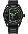 Citizen Eco-drive Men's Marvel Hulk Green Goliath Black-tone Stainless Steel Bracelet Watch 42mm