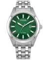 Citizen Peyten Mens Silver Tone Stainless Steel Bracelet Watch Bm7530-50x In Silver-tone