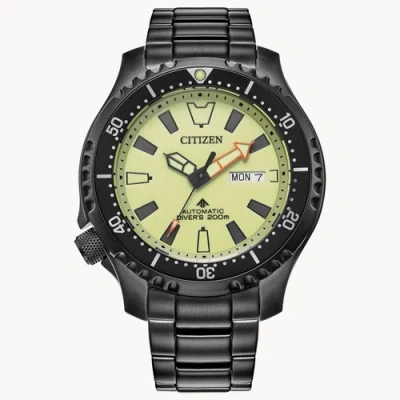Pre-owned Citizen ​ Eco-drive Men's Promaster Dive Automatic Luminous Dial Watch Ny0155-58x